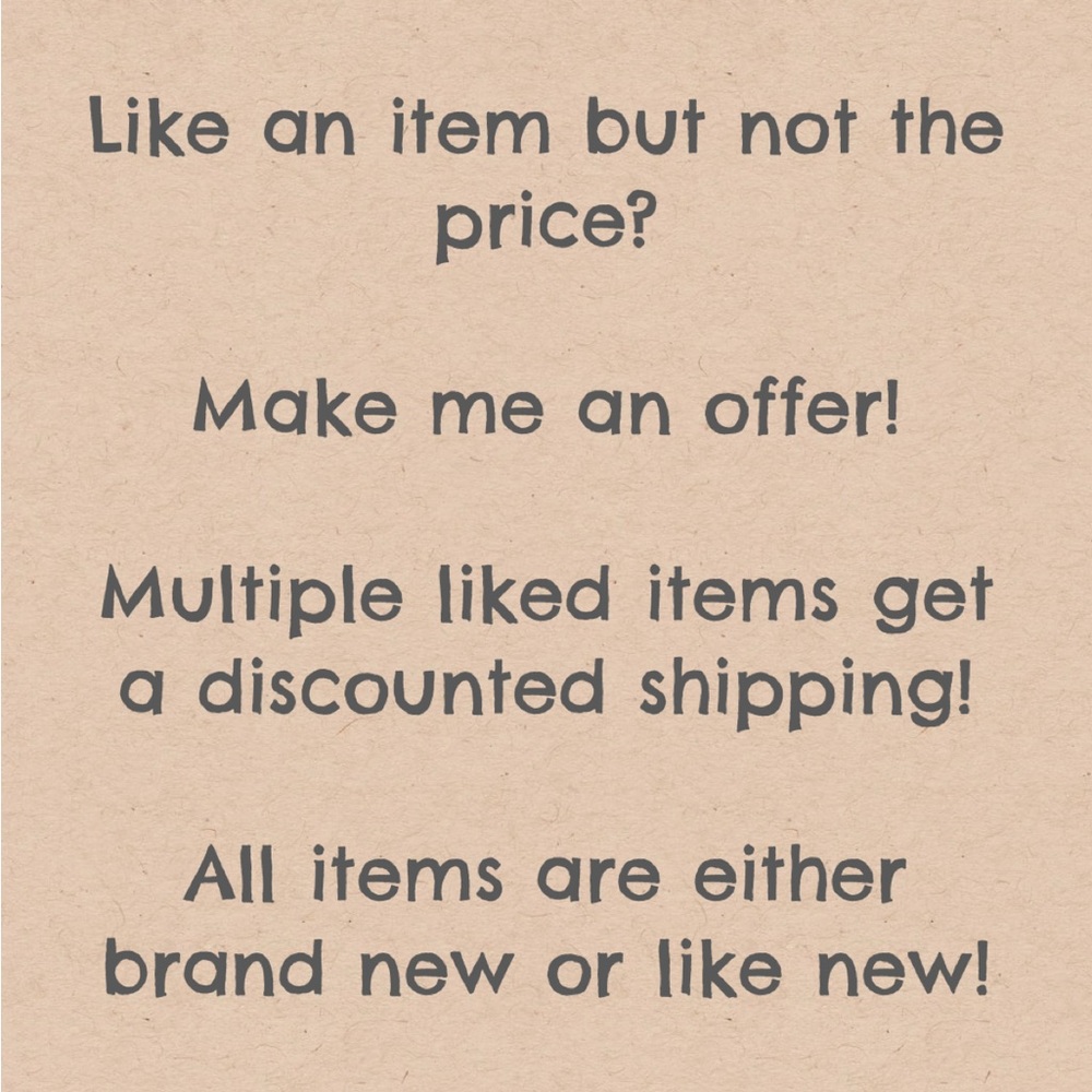 Accepting reasonable offers!